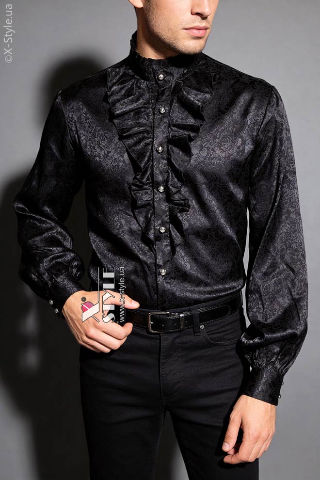Рубашка мужская с жабо Gothic Aristocrat, 7