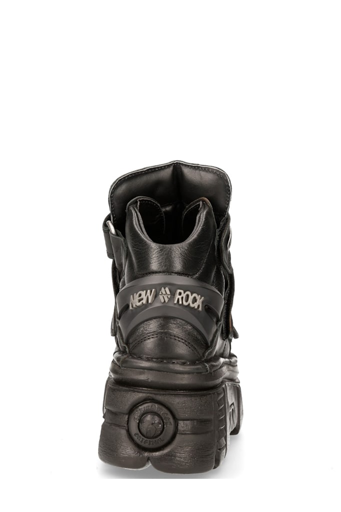 Черные кожаные ботинки NM14018, 5
