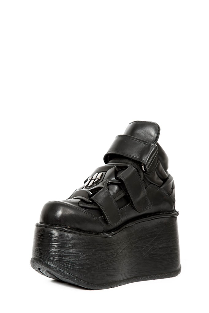 Женские кожаные ботинки на высокой платформе N10028, 5
