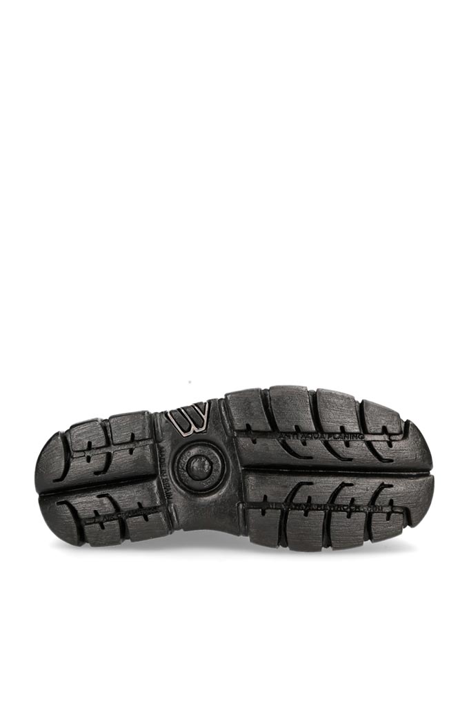 Черные кожаные сапоги со шнуровкой New Rock, 13