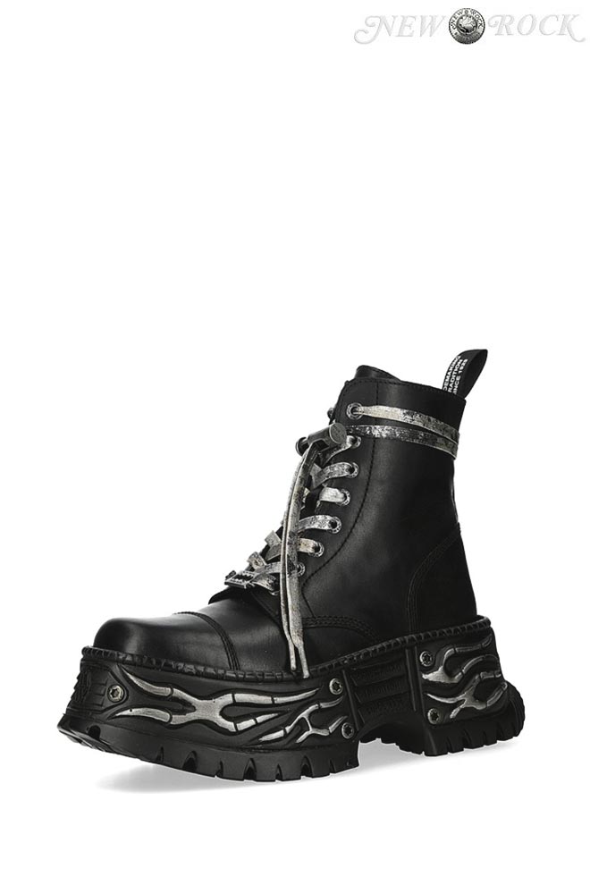 Кожаные ботинки на платформе New Rock FUEGO ANTIK
