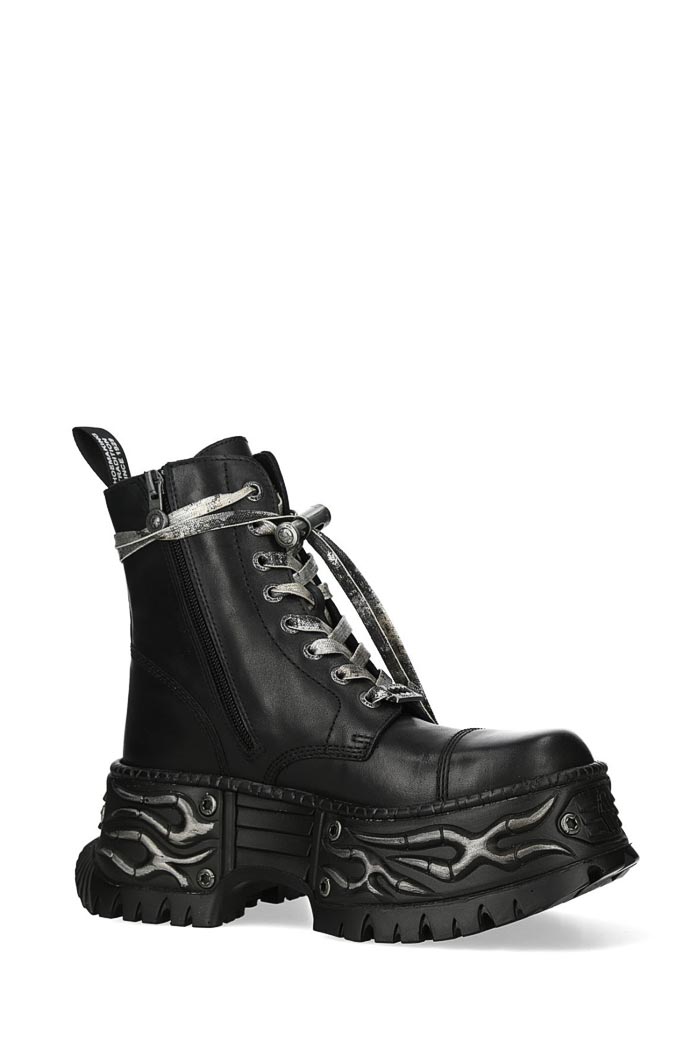 Кожаные ботинки на платформе New Rock FUEGO ANTIK, 3