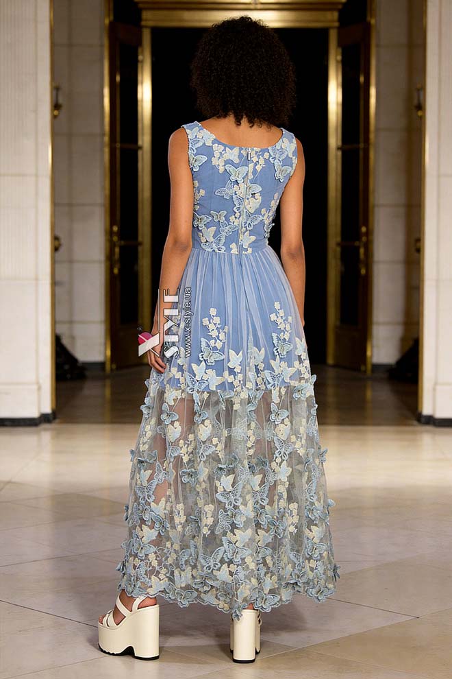 Длинное платье Sky Garden с объемной вышивкой, 5