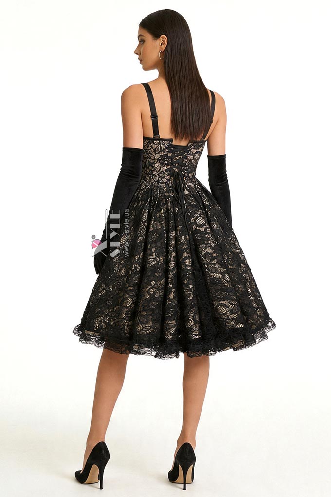 Винтажное вечернее платье с корсетом и вырезом в форме сердца, 9