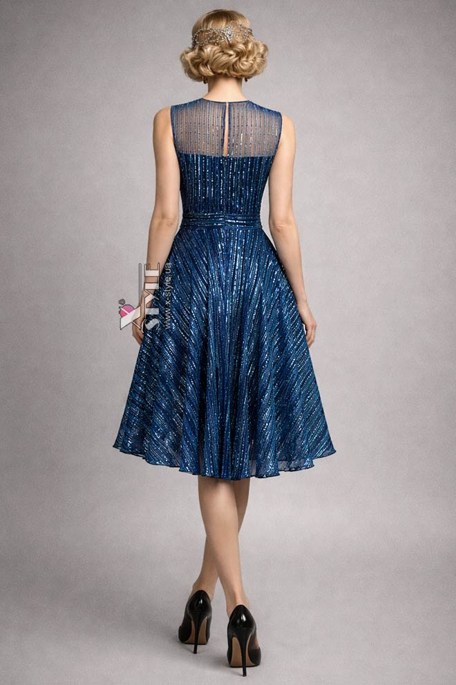 Платье Adriana с металлизированной отделкой, 3