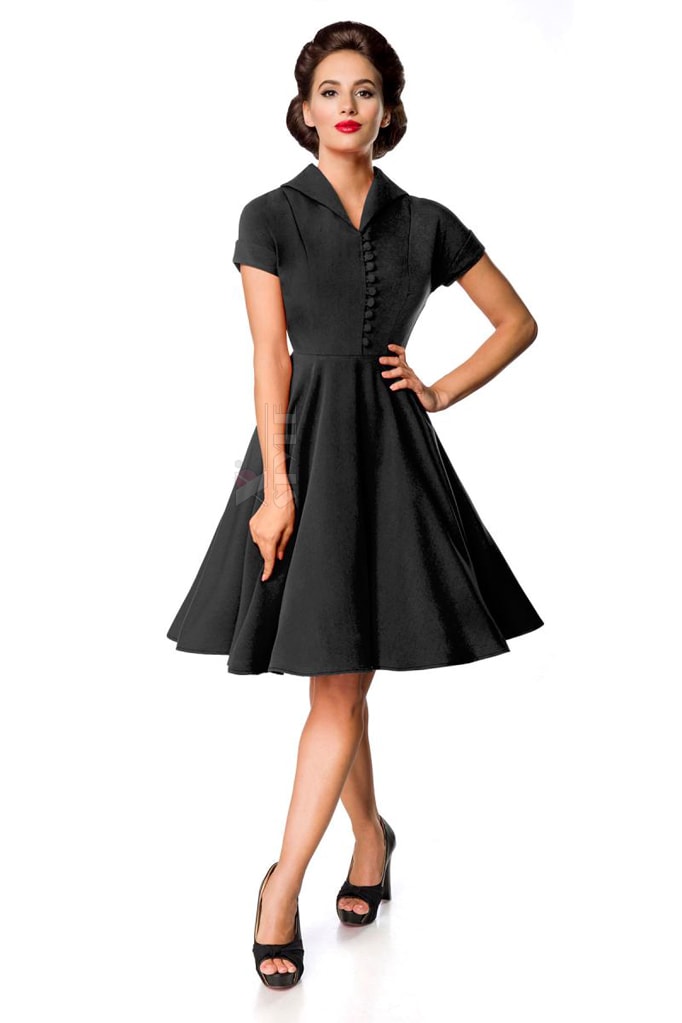 Винтажное черное платье Belsira Premium, 3
