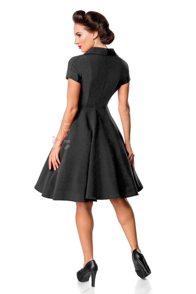 Винтажное черное платье Belsira Premium, 5
