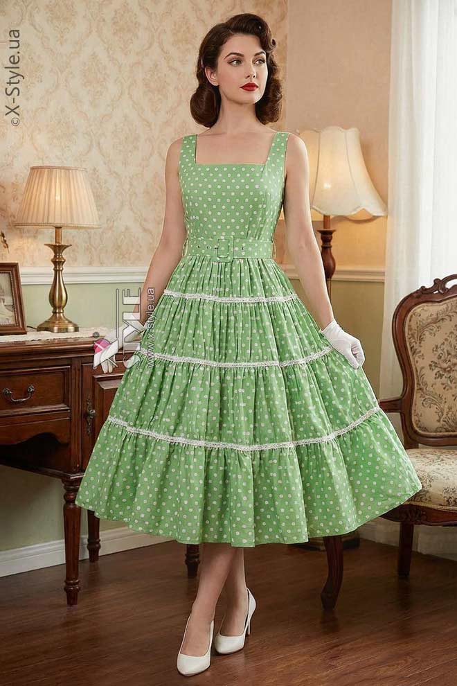 Винтажное платье Mint Belle, 9