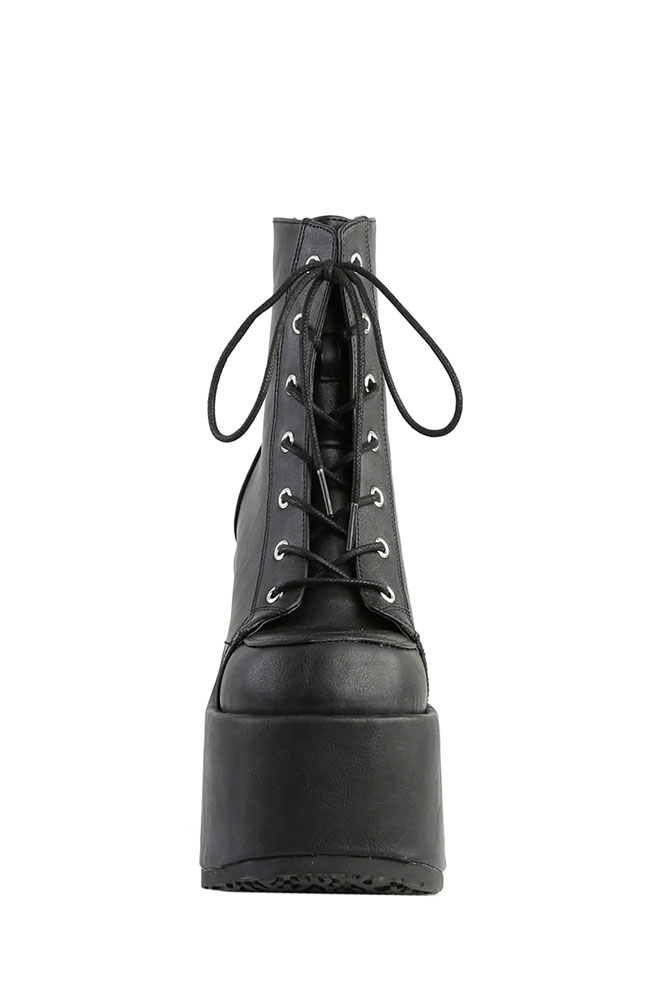 High Platform Ankle Boots with a Chunky Heel, 5