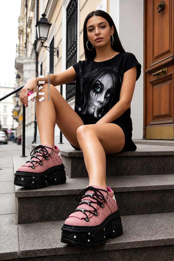 Массивные кроссовки New Rock Rose с винтами, 5