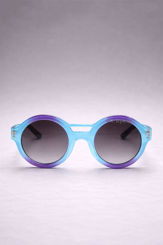 Женские градиентные солнцезащитные очки X5054 + чехол, 3