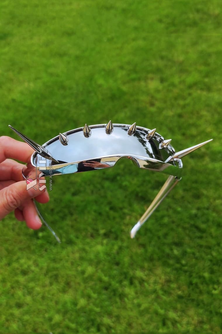 Зеркальные очки Cyberpunk Futuristic Chrome, 7