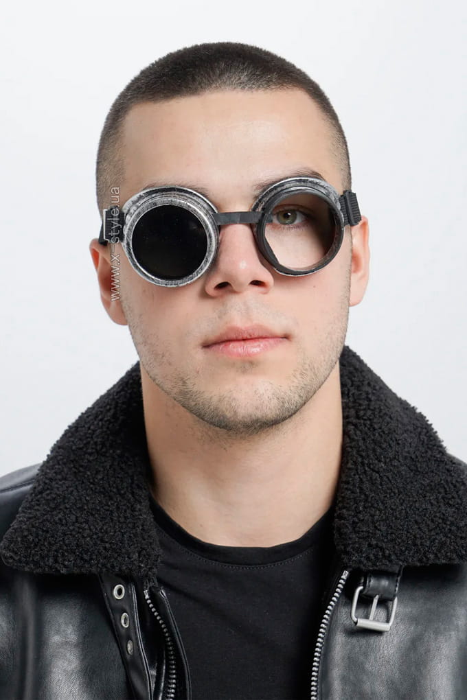 Фестивальные очки-гогглы с двумя комплектами линз, 5