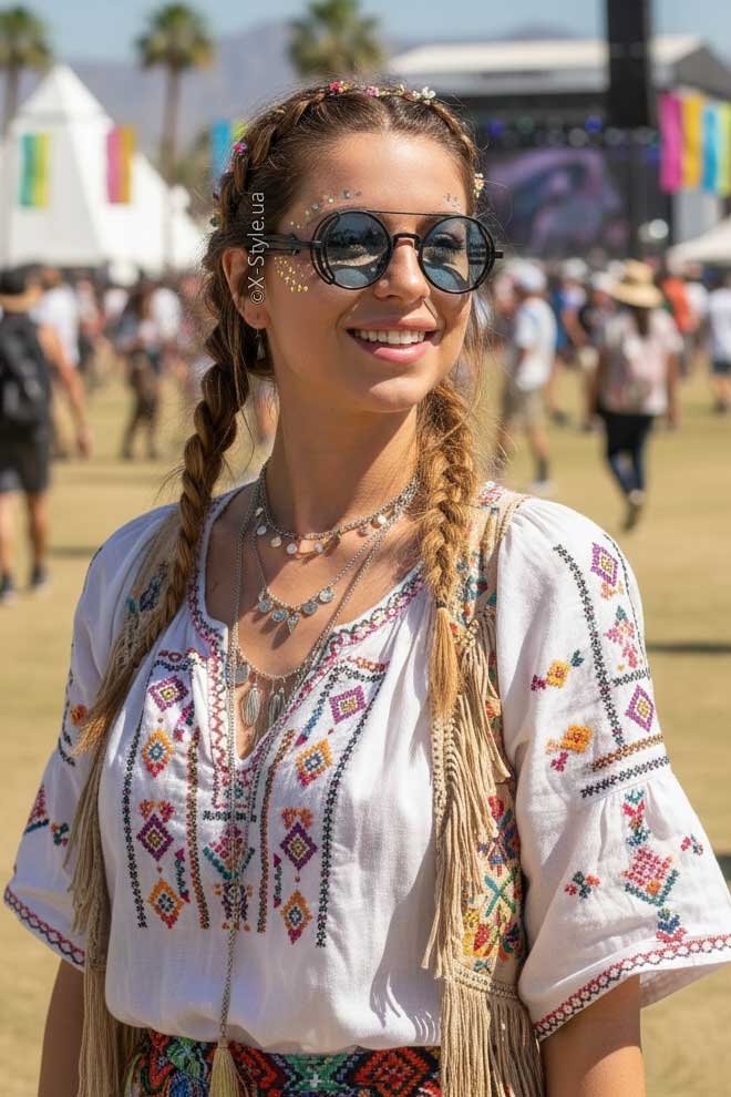 Men's & Women's Futuristic Cyberpunk Blue Glasses + Pouch, 3