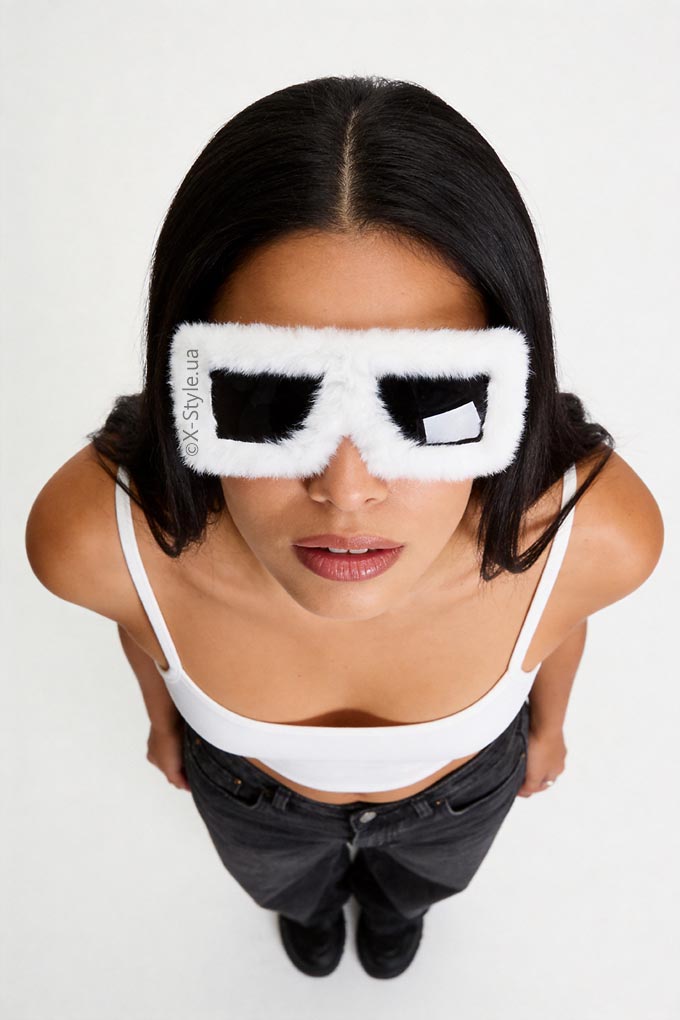 Фестивальные очки с мехом X5166, 5