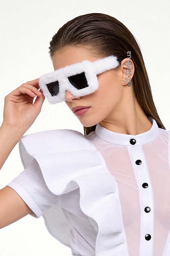 Фестивальные очки с мехом X5166, 9