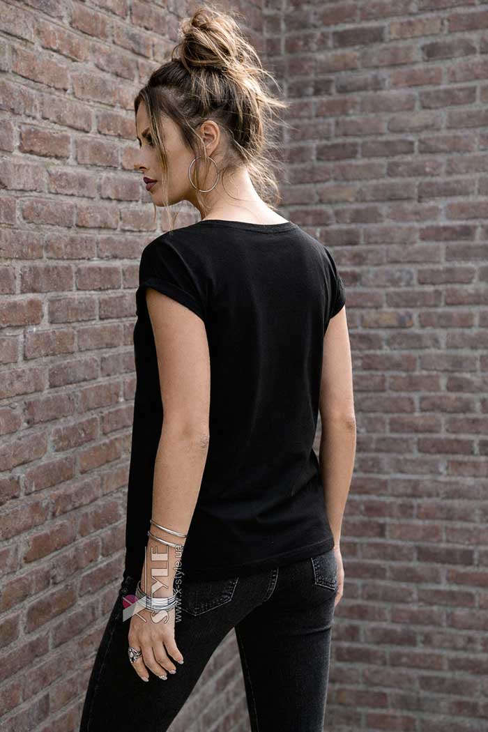 Women's Spiral ZIPPED T-shirt, 3