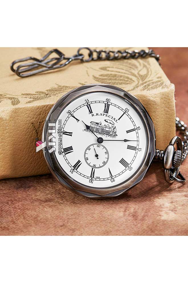 RR-Special mechanical pocket watch on a chain, 3