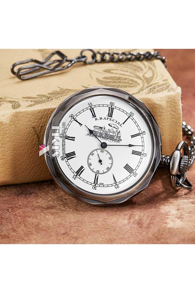 RR-Special mechanical pocket watch on a chain, 7