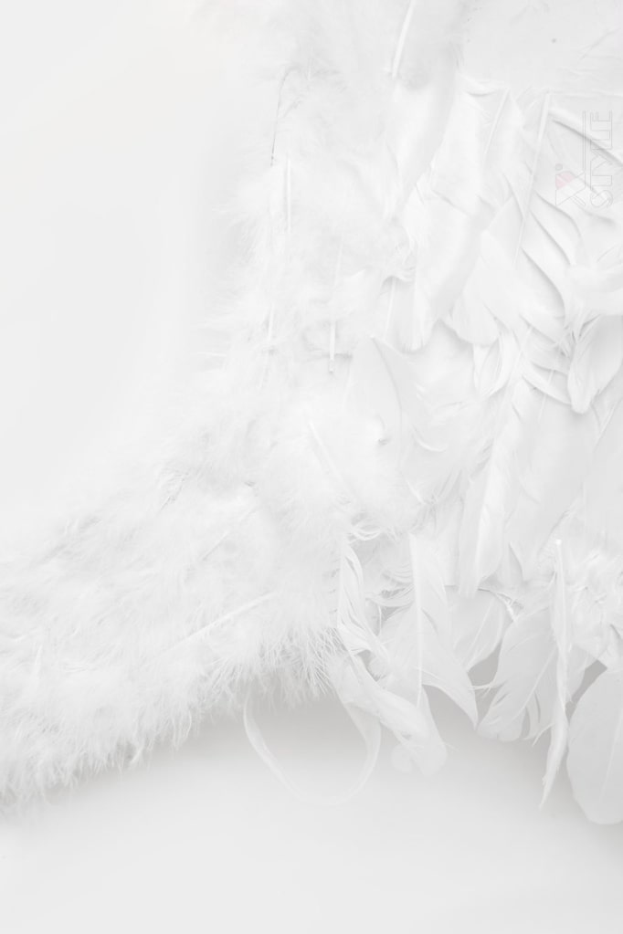 Большие крылья ангела белые (80 см) CC039, 7