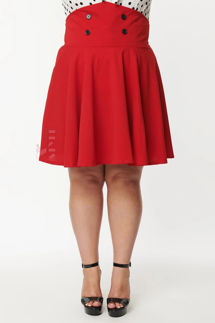 Retro Corset Skirt Plus Size, 3